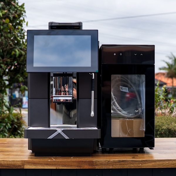 Brand New Saeco SE120 Automatic Coffee Machine + Fridge