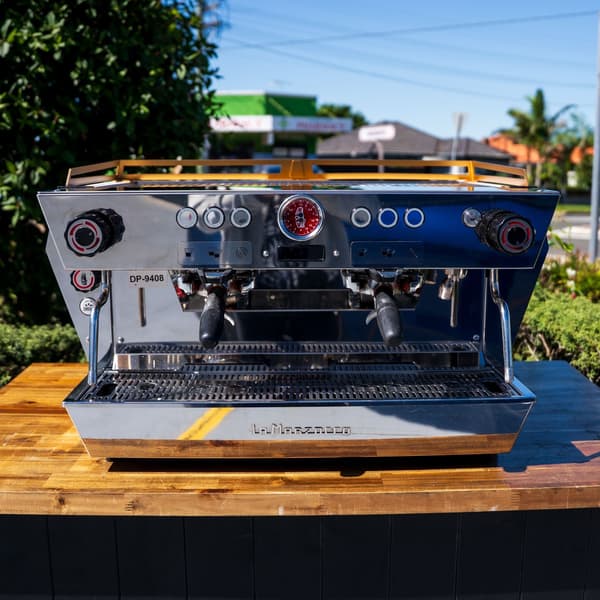 Stunning As New White Gold KB90 2 Group Rare Used Coffee Machine