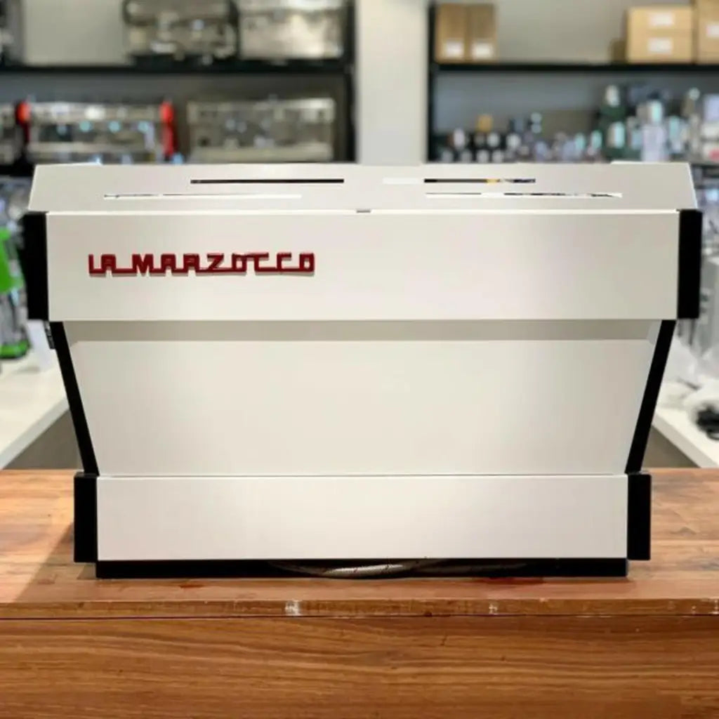 Full Custom White 2 Group La Marzocco PB Commercial Coffee