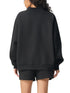 Essential Fleece Mock-Neck Crew Sweatshirt