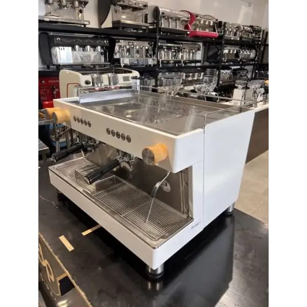 Immaculate 2 Group Ascaso Barista White Commercial Coffee