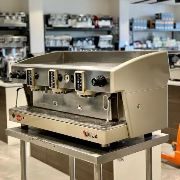 Immaculate 3 Group Serviced Wega Commercial Coffee Machine -