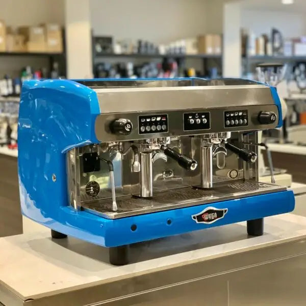 Immaculate Custom Blue High Cup Wega Commercial Coffee