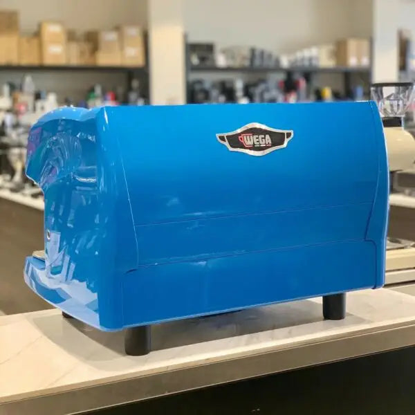 Immaculate Custom Blue High Cup Wega Commercial Coffee