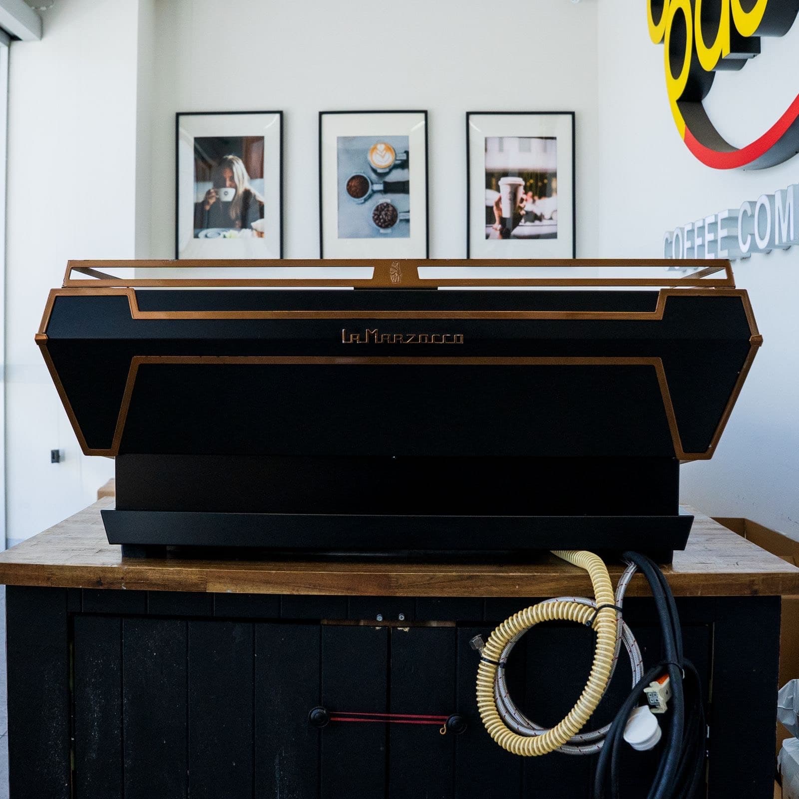 Pre-Loved 3 Group La Marzocco KB90 ABR Matte Black Coffee Machine