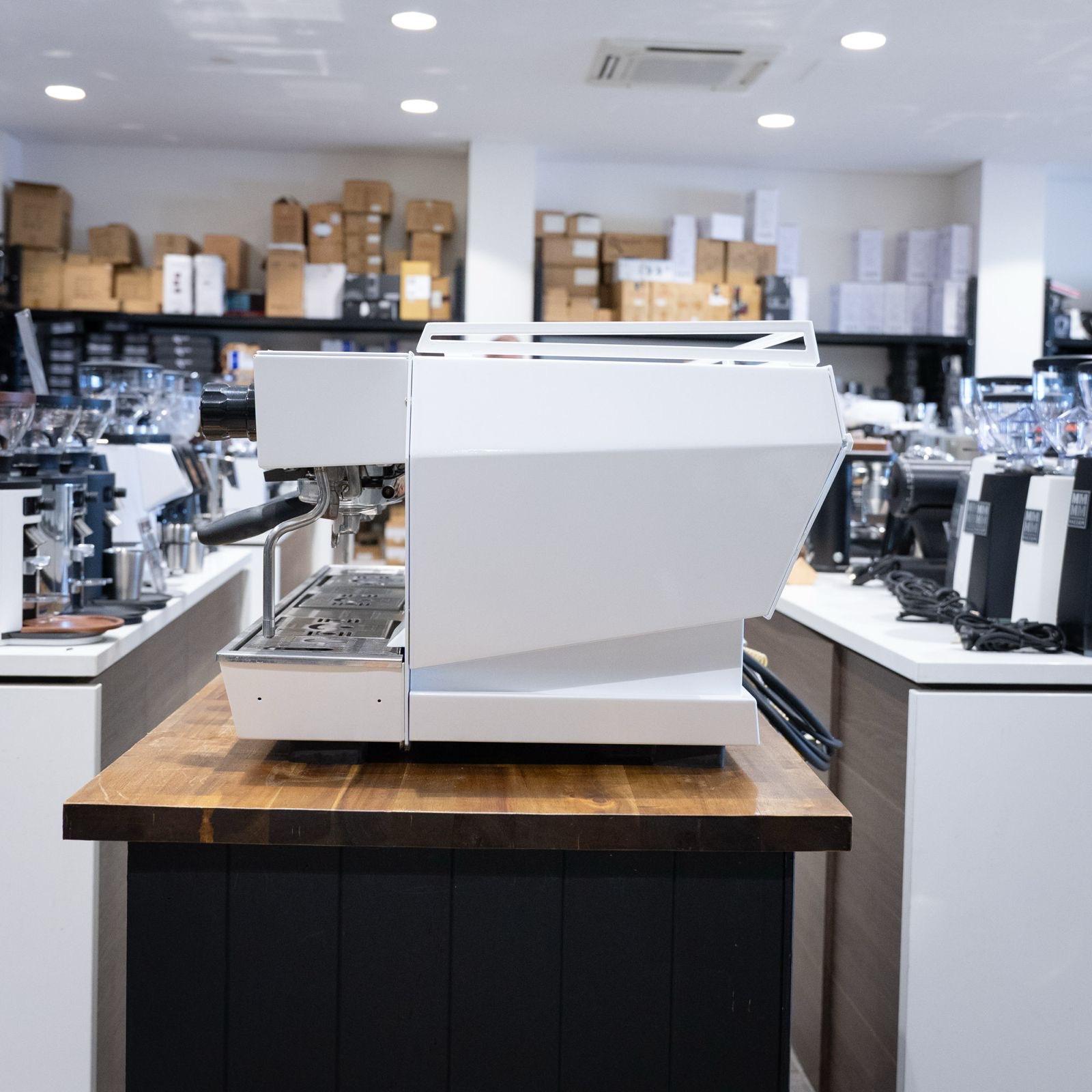 Refurbished La Marzocco KB90 ABR 3 Group Gloss White Coffee Machine