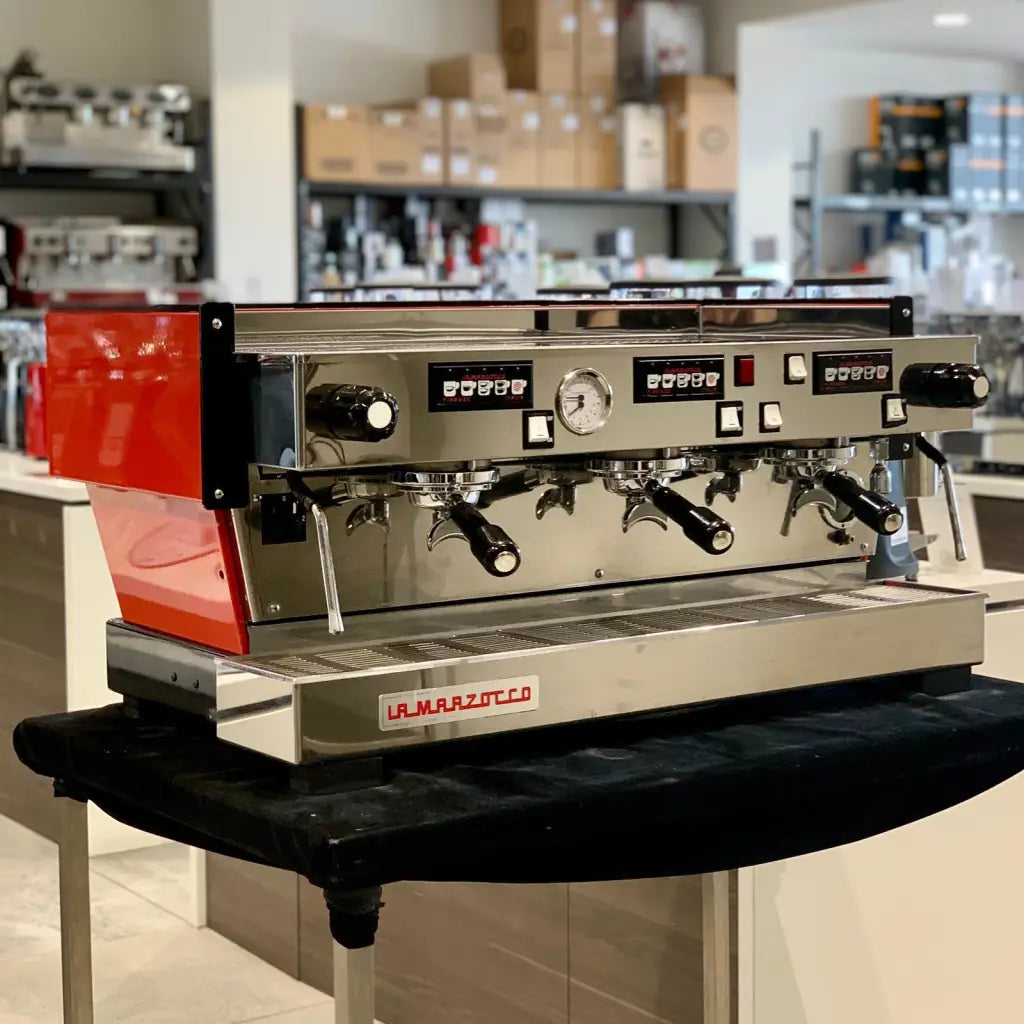 La Marzocco Pre owned Linea 3 Group AV High Cup Custom Red