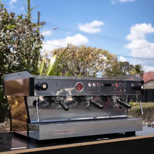 Late Model Copper 3 Group La Marzocco PB Commercial Coffee