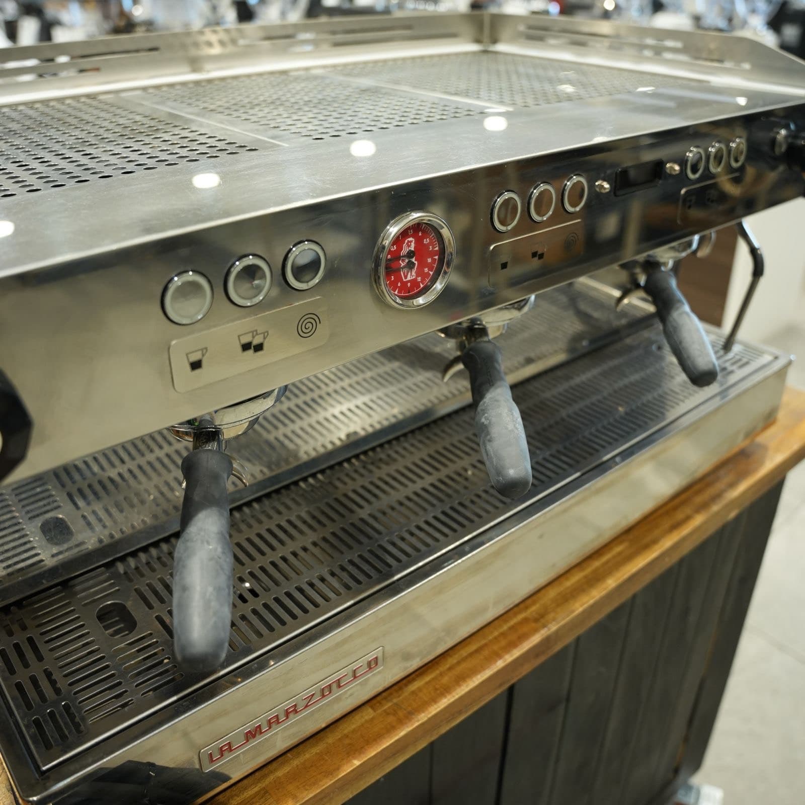 Pre-Loved La Marzocco Linea PB 3 Group White Espresso Machine