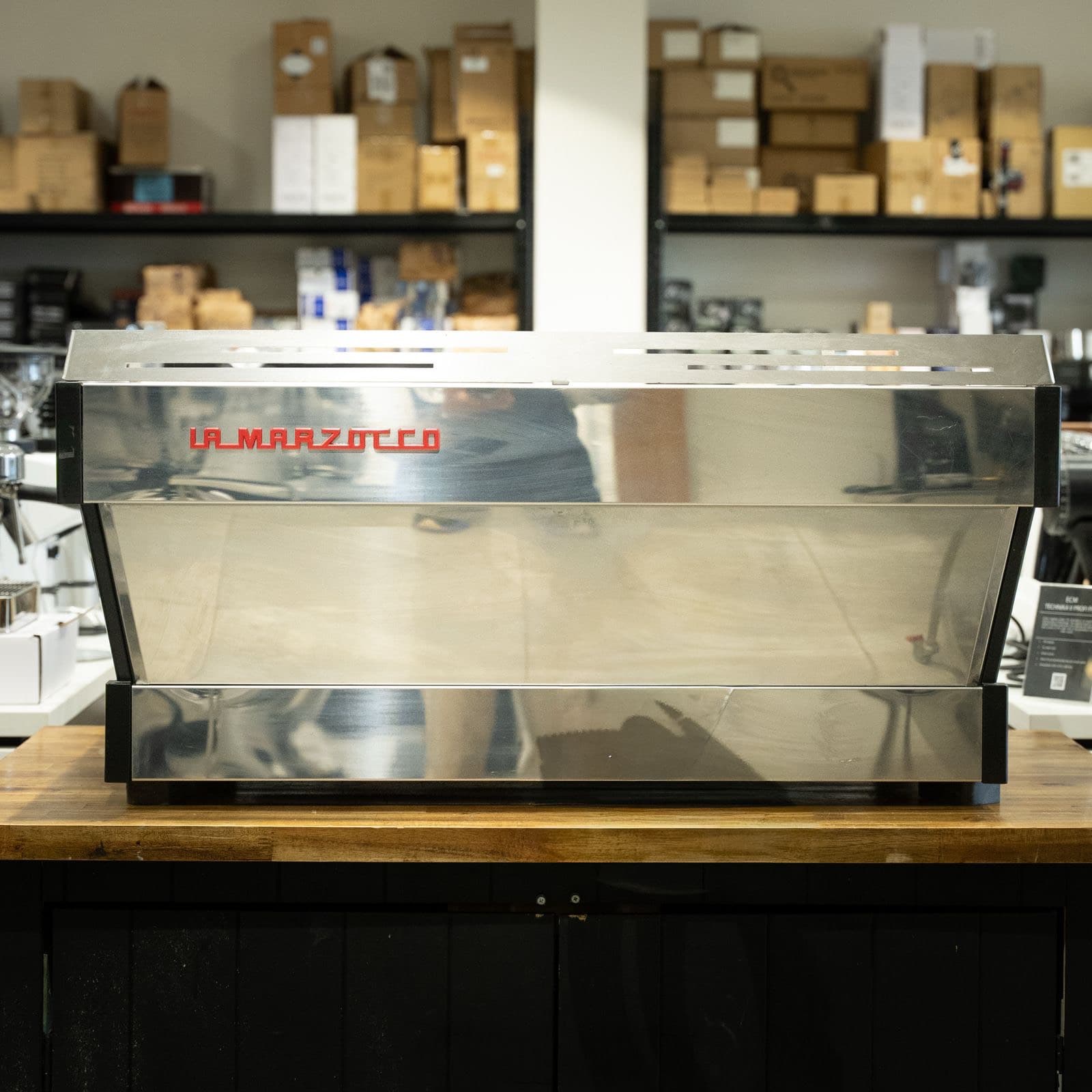 Pre Loved 3 Group La Marzocco PB Chrome Commercial Coffee Machine