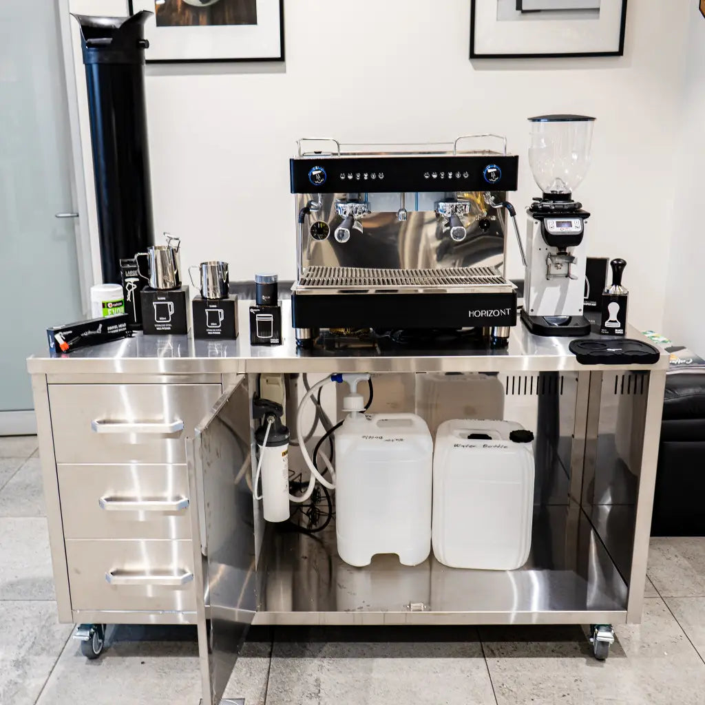 Med Coffee Cart & Futurete Horizont with DIP DK-65 Package