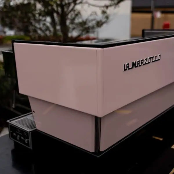 Pale Pink La Marzocco Linea With Shot Timers Commercial