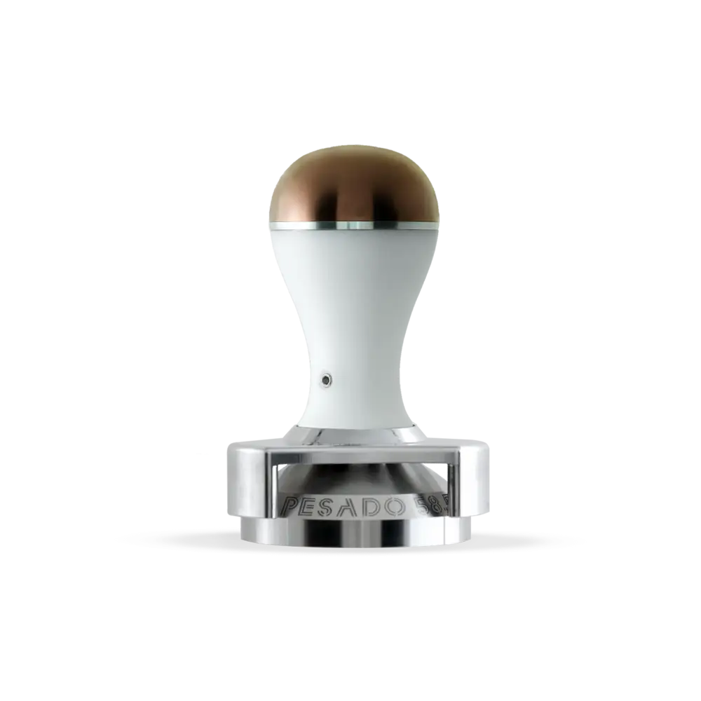 Pesado Pesado Tamper - White & Bronze (With Depth Adjuster)