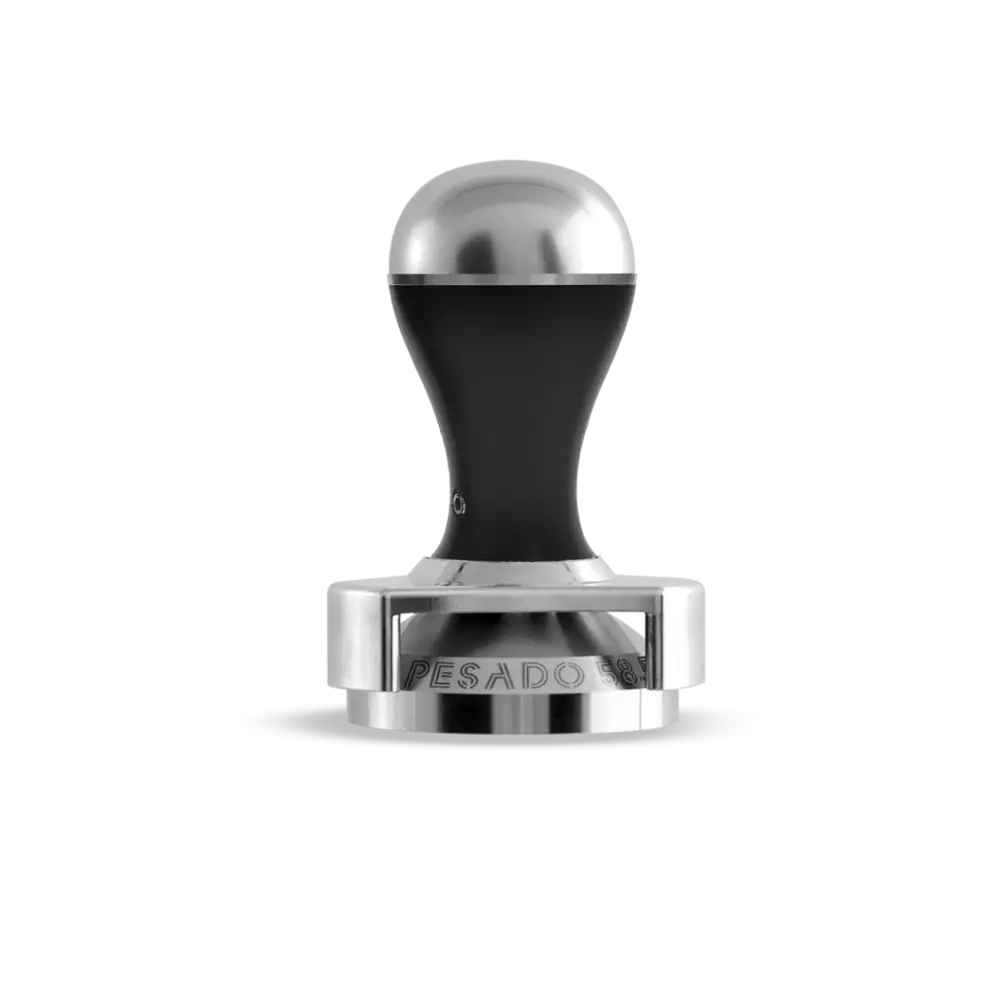 Pesado Tamper with Depth Adjuster - Black & Silver - ALL