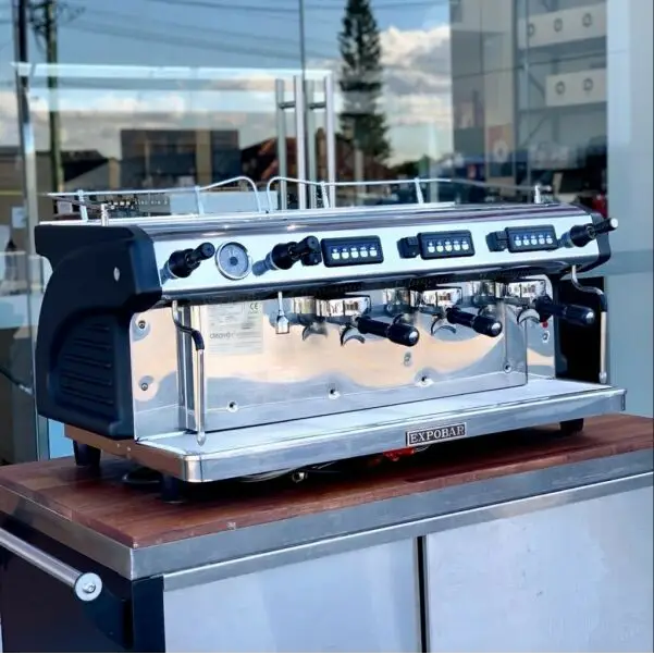 Pre Owned 3 Group Expobar Ruggero High Cup Coffee Machine