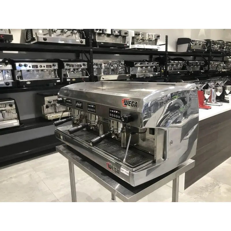 Pre-Owned 3 Group Wega Polaris In Chrome Commercial Coffee