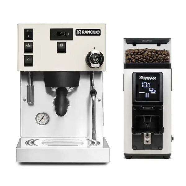 Rancilio Silvia Pro X & Stile Machine Bundle - White