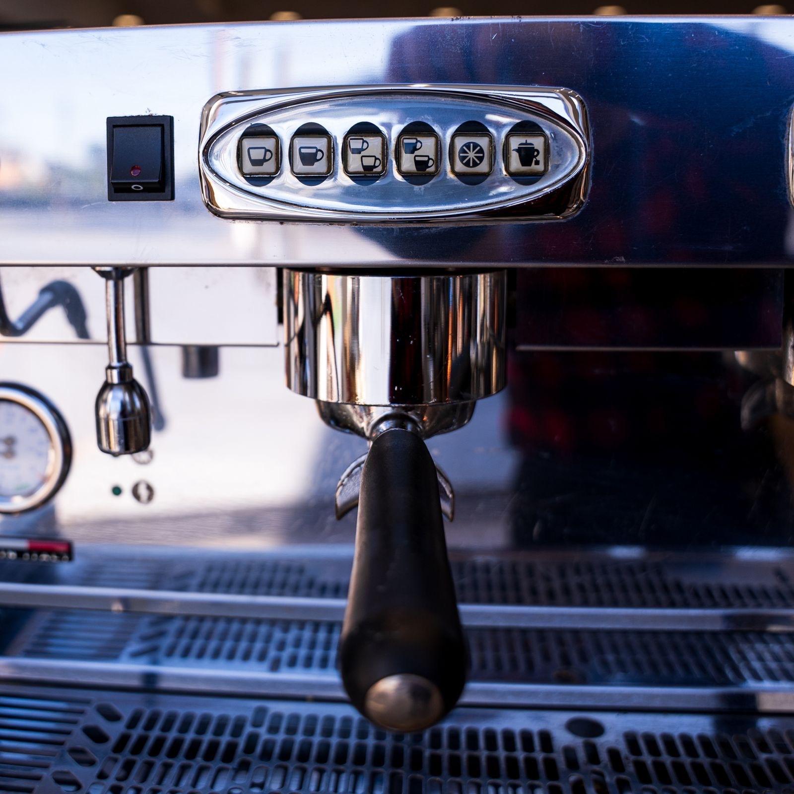 Pre-Loved SAB 2 Group High Cup Commercial Coffee Machine 15 Amp