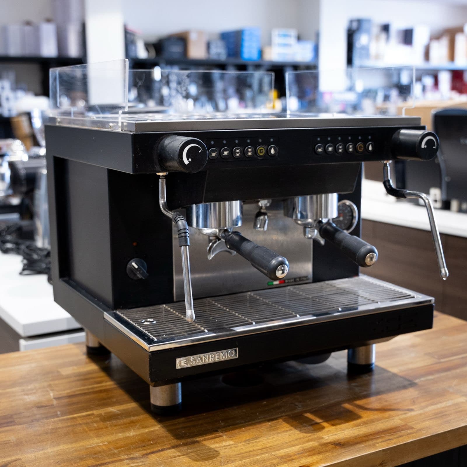 Pre-Loved Sanremo Zoe Compact 2 Group 10 Amp Coffee Machine Black