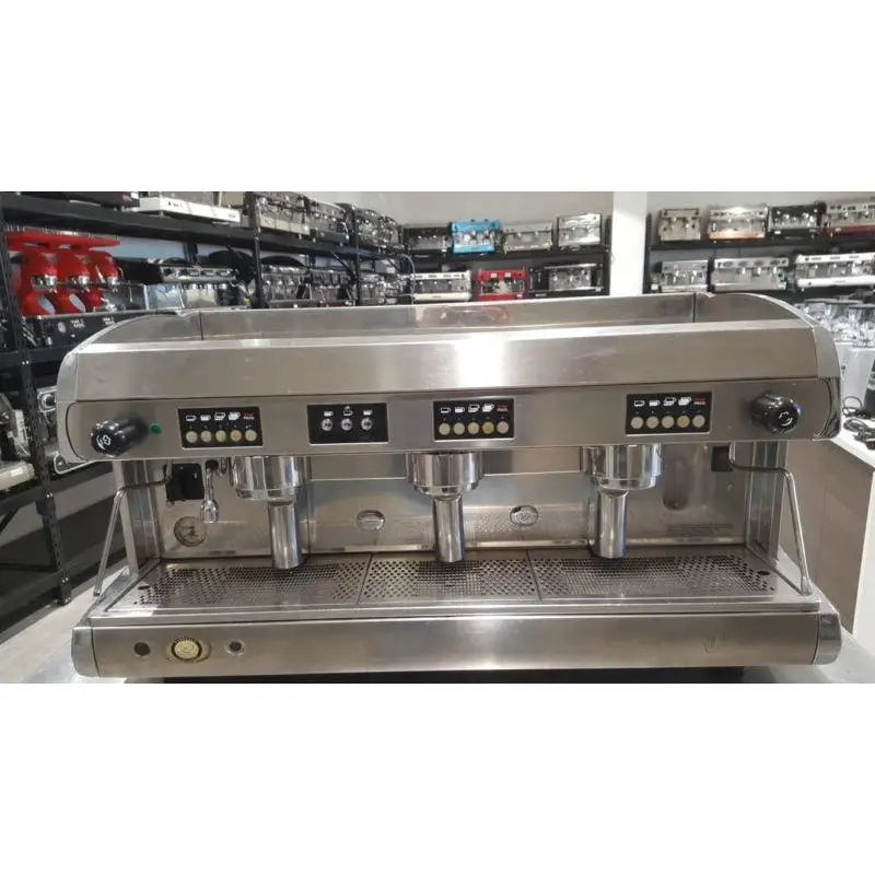 Second Hand 3 Group Chrome Wega Polaris Commercial Coffee