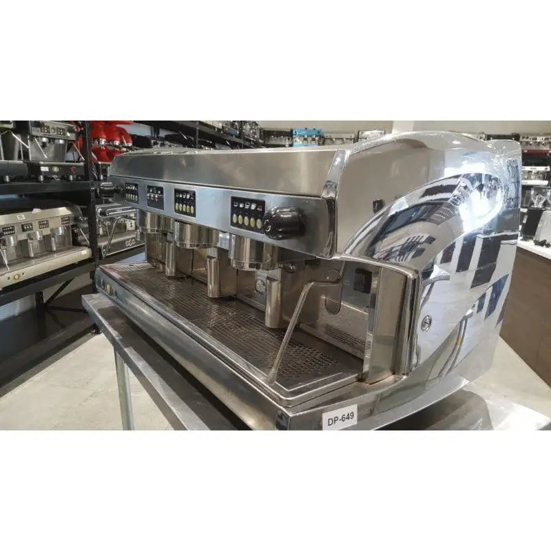 Second Hand 3 Group Chrome Wega Polaris Commercial Coffee