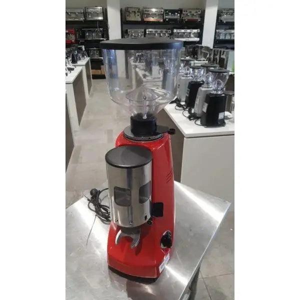 Serviced Custom RED Mazzer Robur Automatic Commercial Coffee