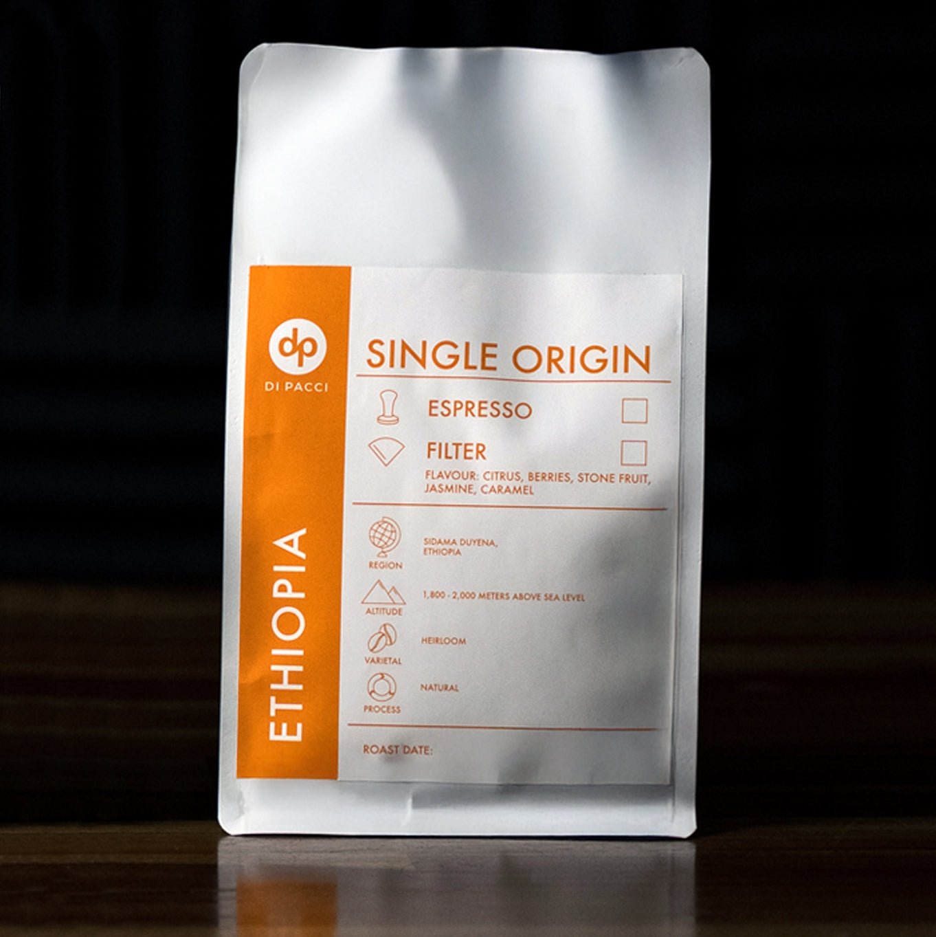 Single Origin ETHIOPIA Coffee Beans - Australia - Di Pacci