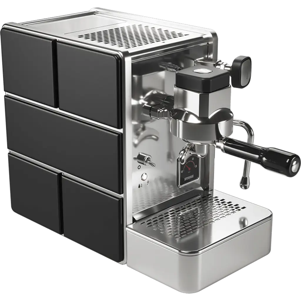 Stone Espresso Mine Black Coffee Machine