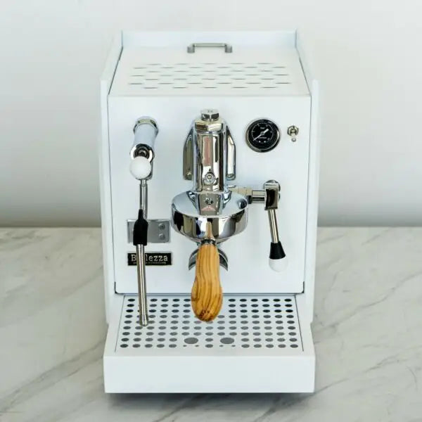 Stunning Custom Bellezza Chiara White & Timber E61 Coffee