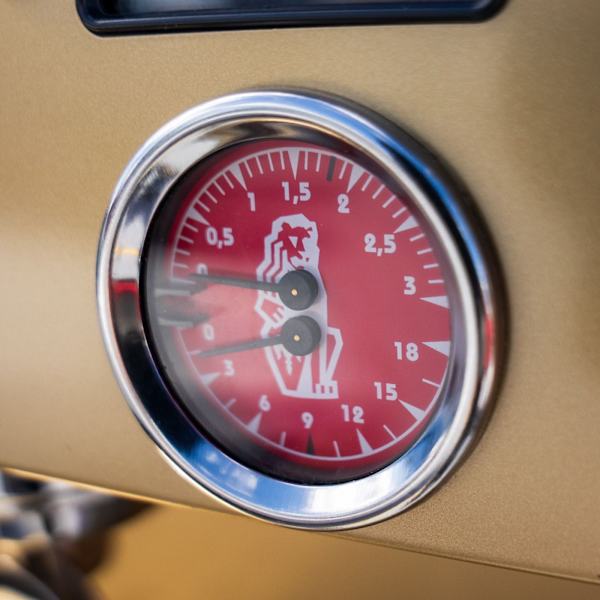 Stunning Custom Fire Gold La Marzocco PB 2 Group – Pre - Loved - Australia - Di Pacci