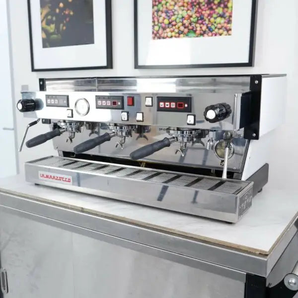 Stunning Late Model Shot Timer La Marzocco Custom In White -