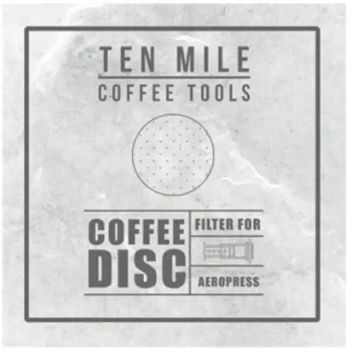 Ten Mild Stainless Steel Filter Disk for Aeropress & Bruer -