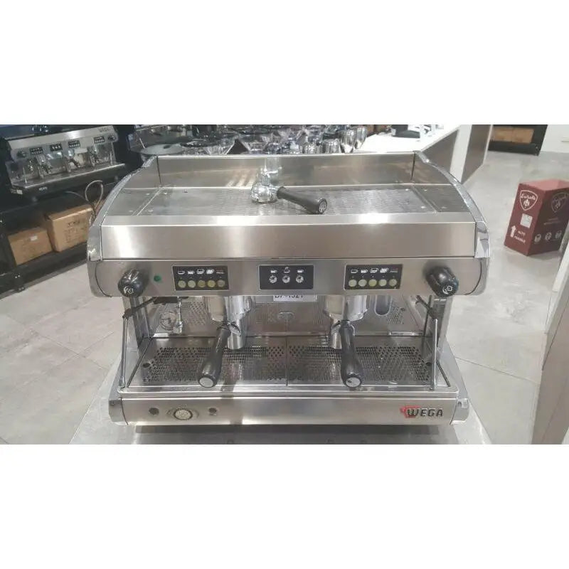 Used 2 Group Wega Polaris Commercial Coffee Machine - ALL