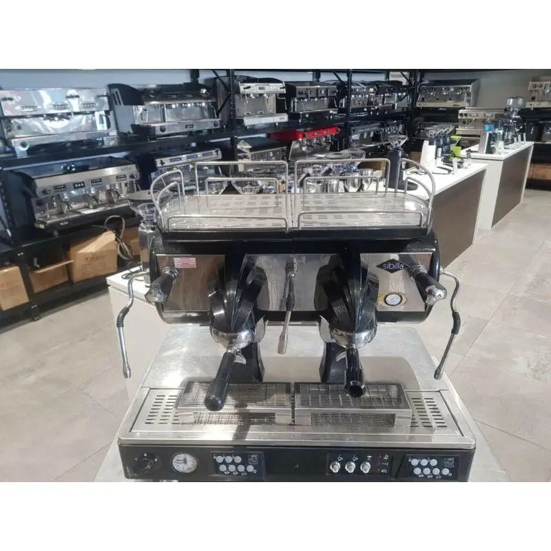 Used Black 2 Group Astoria Sabila Commercial Coffee Machine