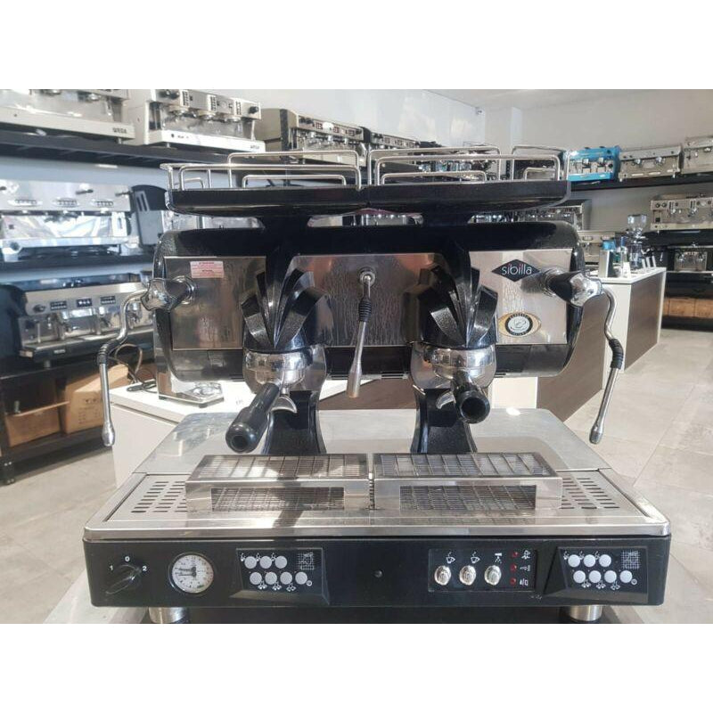 Used Black 2 Group Astoria Sabila Commercial Coffee Machine