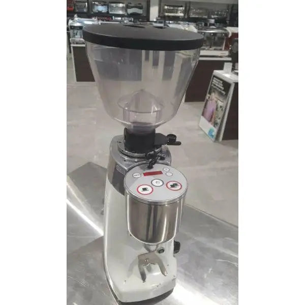 Used WHITE Mazzer Kony Electronic Coffee Bean Espresso