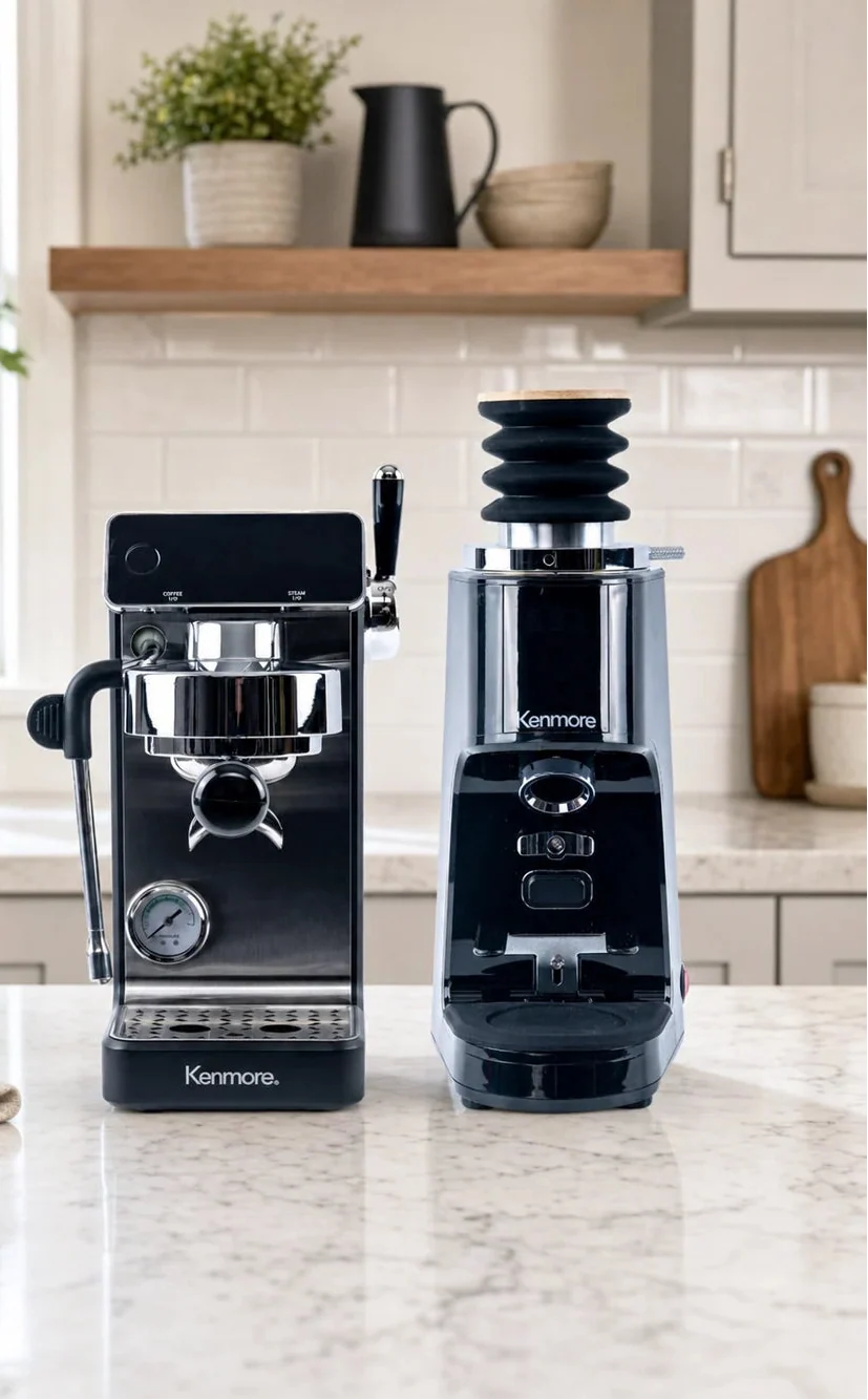Kenmore Dualis Espresso Machine & Grinder Package