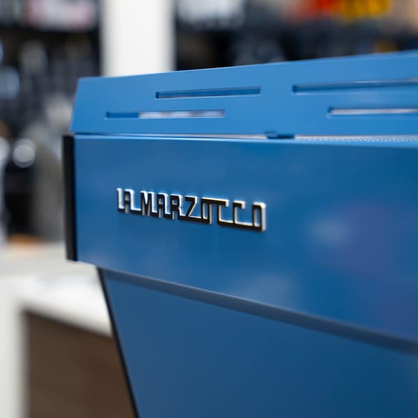 Stunning Pre Owned 2 Group La Marzocco PB In Ocean Blue