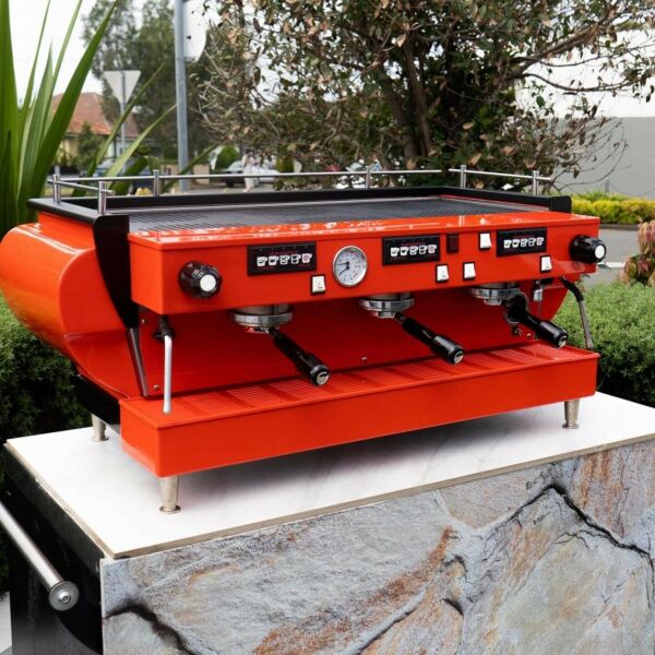 Hot Red La Marzocco Refurbished FB70 Commercial Coffee Machine