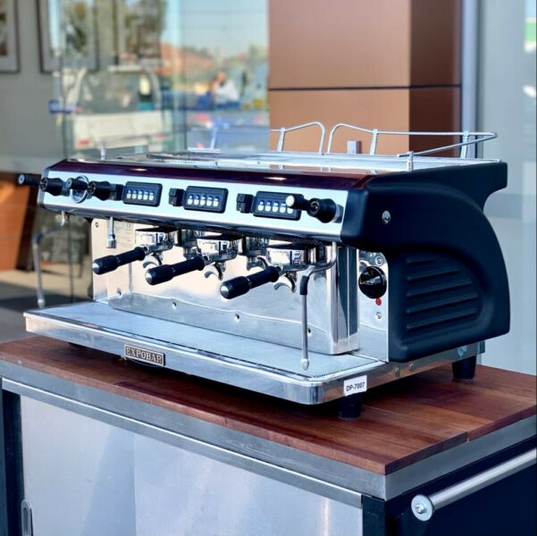 Pre Owned 3 Group Expobar Ruggero High Cup Coffee Machine