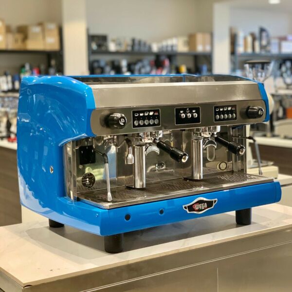 Immaculate Custom Blue High Cup Wega Commercial Coffee Machine