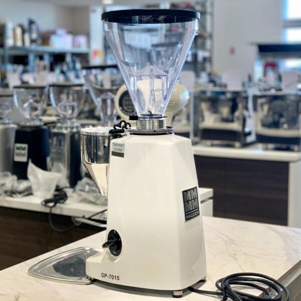 Demo Mazzer Super Jolly Electronic In White Coffee  Espresso Grinder