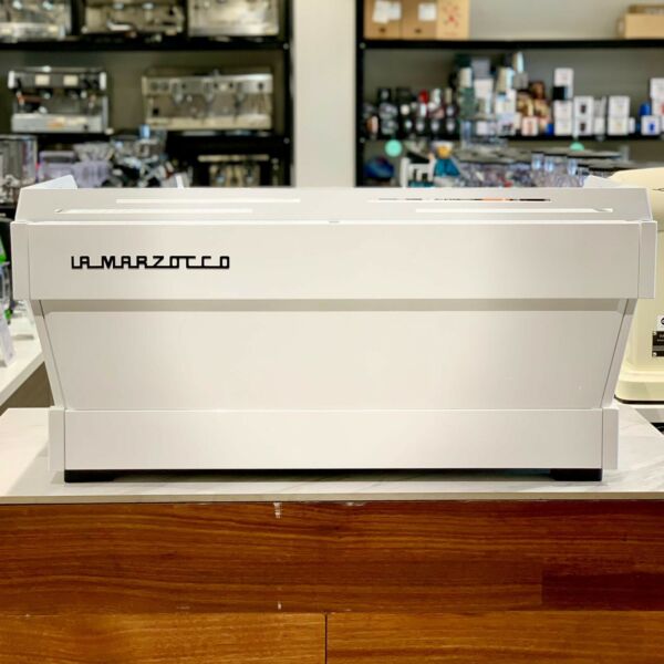 Immaculate 3 Group La Marzocco PB Coffee Machine In Custom White