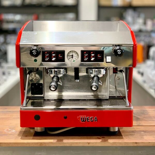 Immaculate 10 amp 2 Group Compact Wega Atlas Commercial Coffee Machine