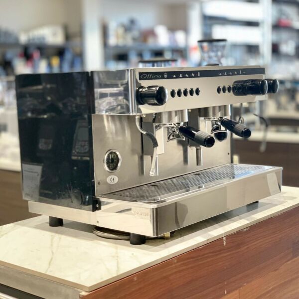 Pre Owned 2 Group High Cup Futurette Ottima Commercial Coffee Machine