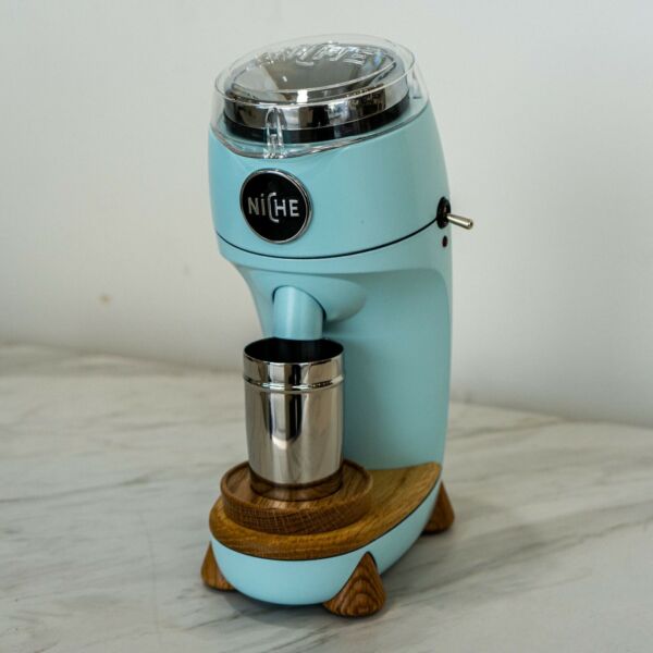 Brand New Custom Baby Blue Niche Zero Coffee Grinder   Warranty