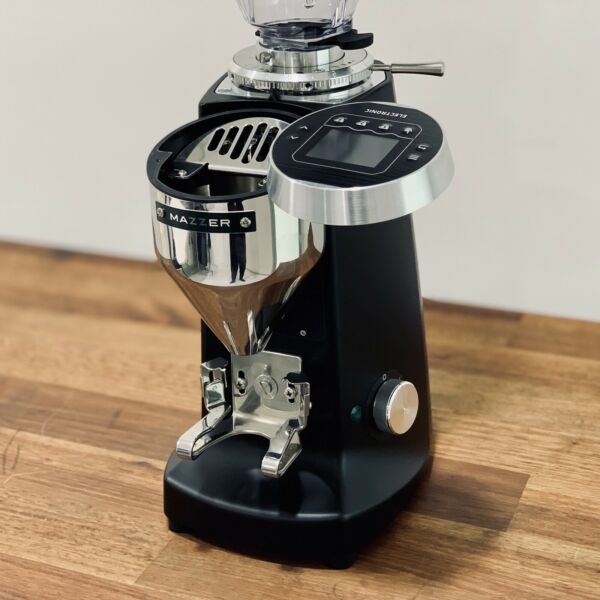 Brand New Mazzer Super Jolly V Electronic Commercial Coffee Grinder