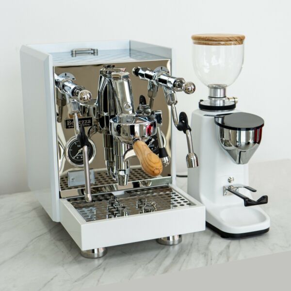 Stunning Custom White E61 Coffee Machine Package & Dosserless Grinder