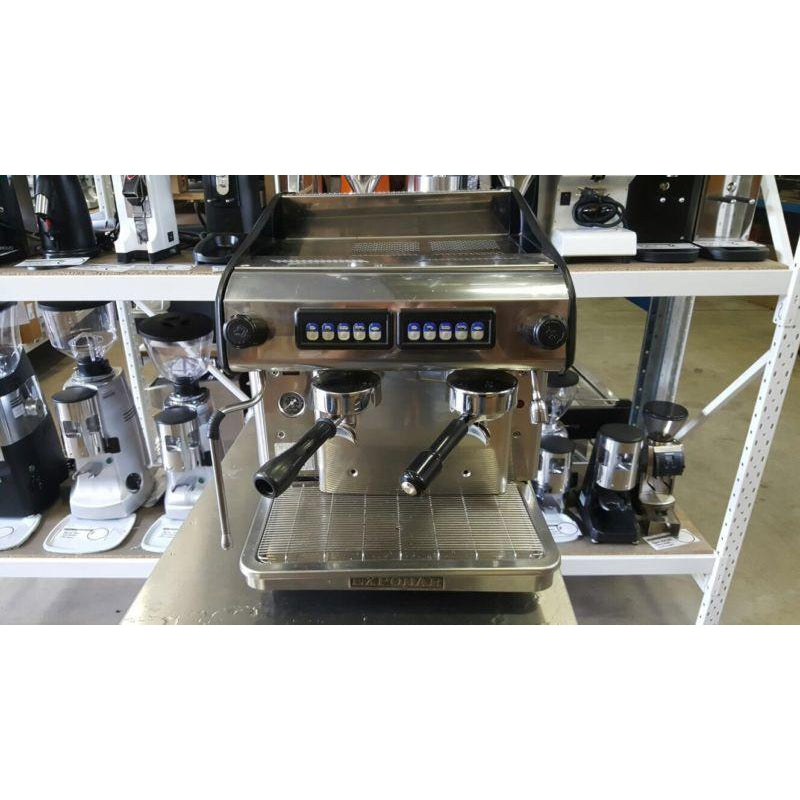 Cheap Used 2 Group 10 Amp High Cup Compact Commercial Coffee Machine