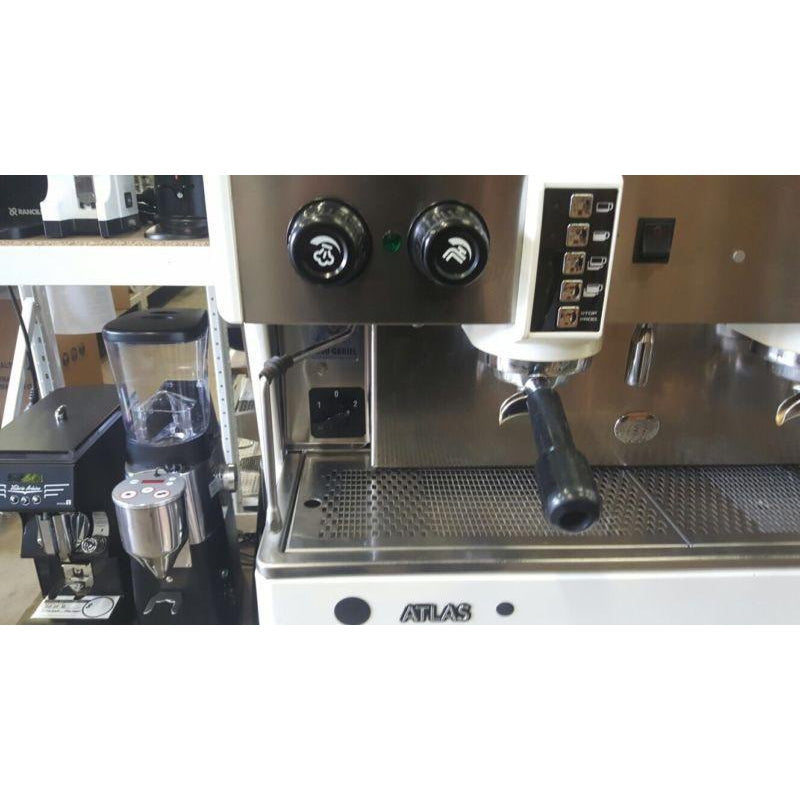 Cheap 3 Group Wega Atlas Commercial Coffee Machine In White